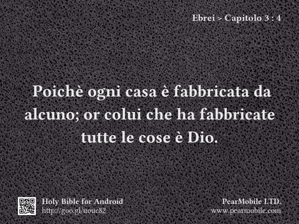 Ebrei, Capitolo 3:4